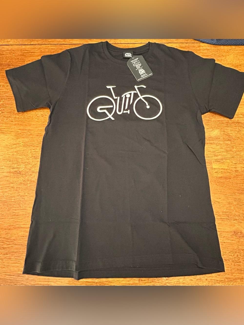 Black Graphic Bicycle Tee - Brand